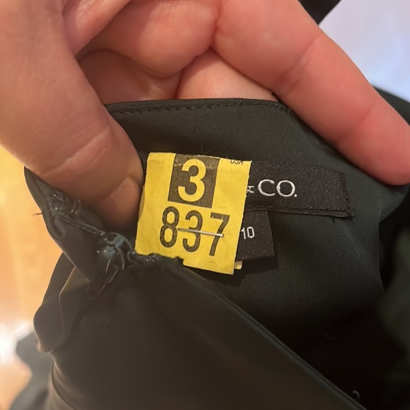 Emerald green mini dress. Could be worn for prom - Picture 3 of 5